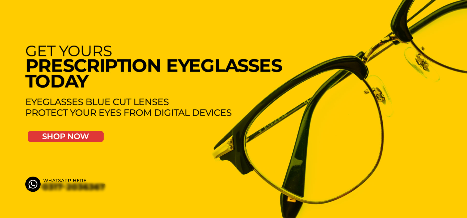 Glasses BannerPrescription